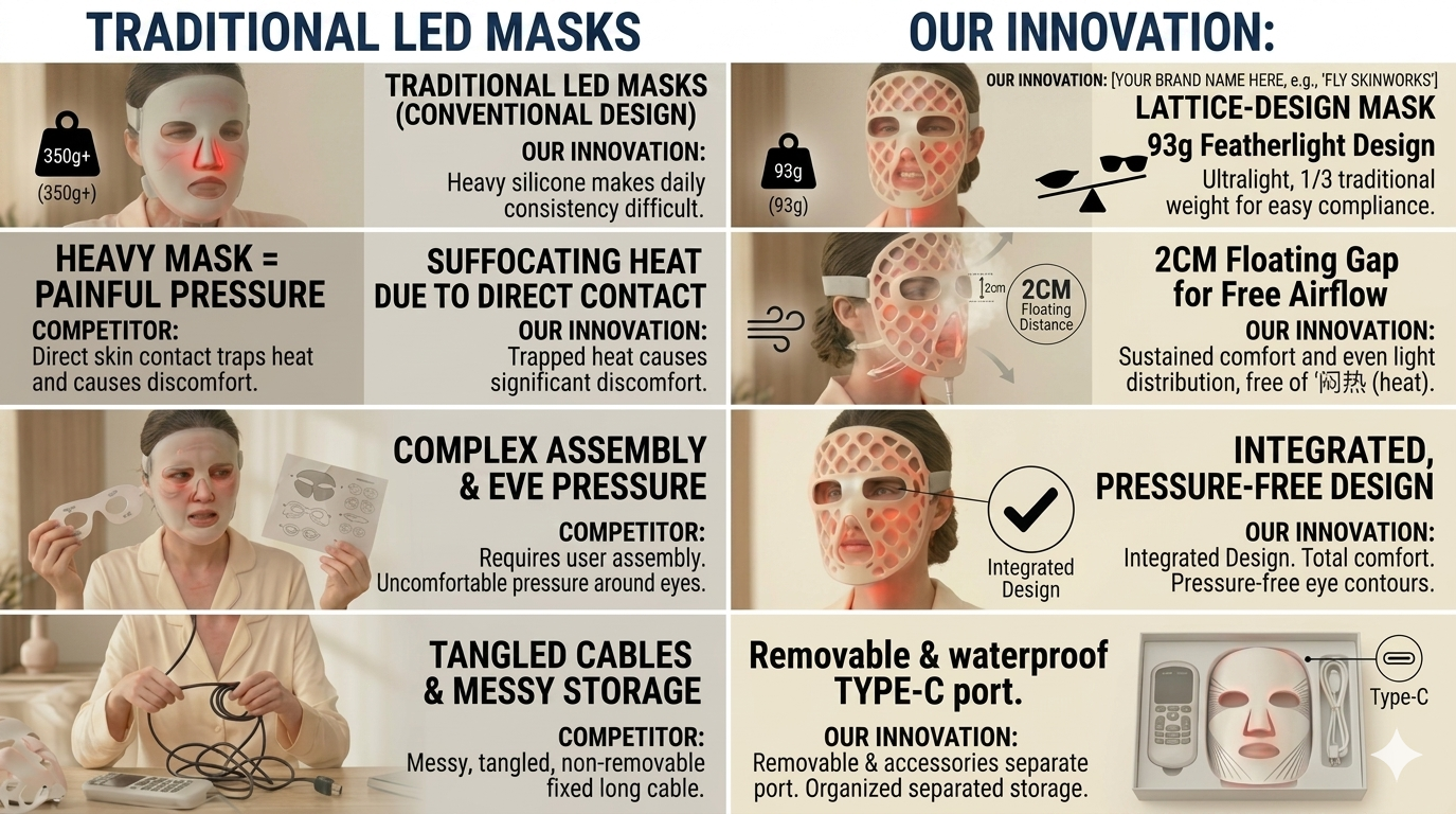 Private Label vs OEM vs ODM for LED Face Masks: Which Path Fits Your Launch?