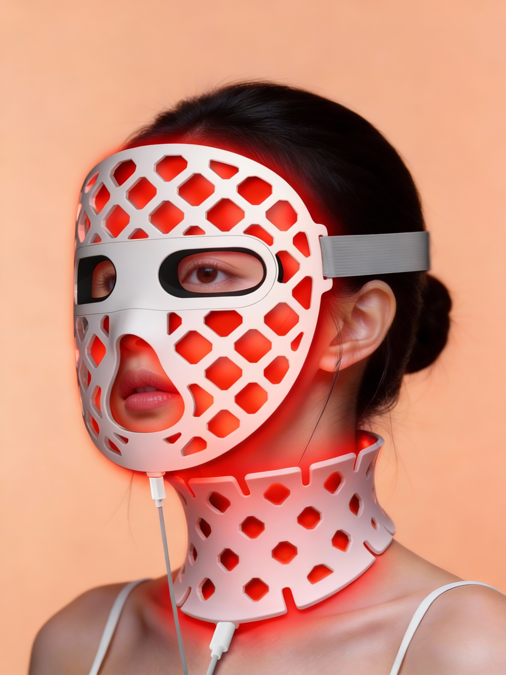 MBZ01 LED neck mask bundle sale treatment image