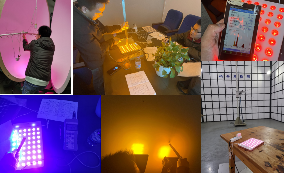ADP01 LED panel optical testing